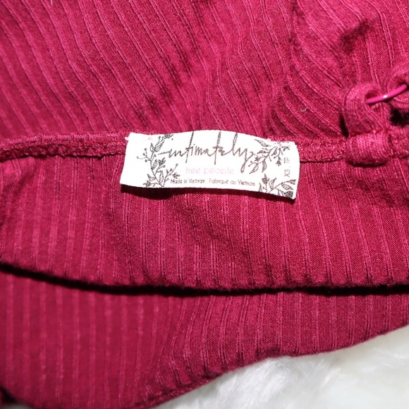 Free People Golden Hour Burgundy Skirt Set - Picture 11 of 13